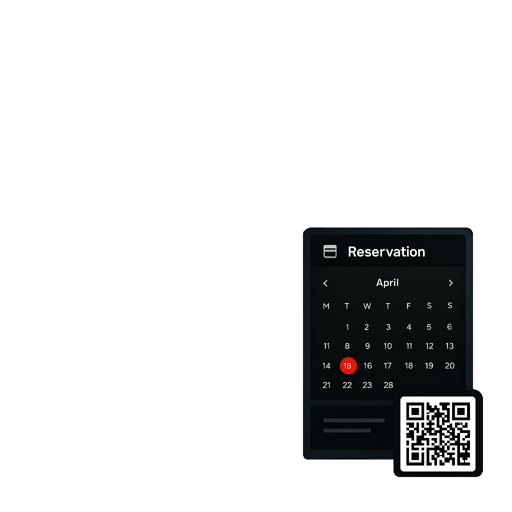 Calendrier de réservation Enlistia Escape pour escape games et expériences immersives